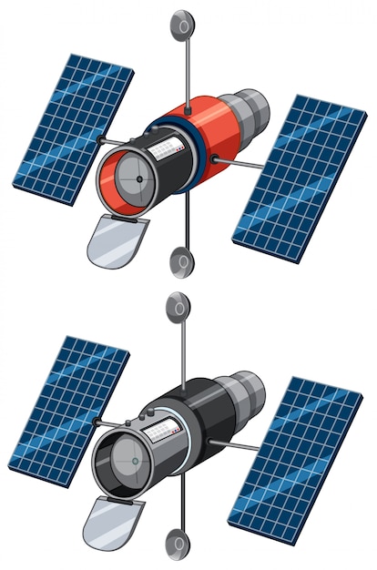 Um conjunto de satélites