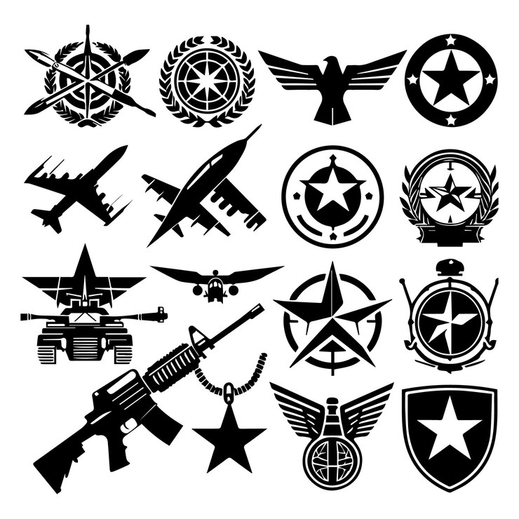 Vetor um conjunto de uniformes diferentes com a palavra piloto na frente