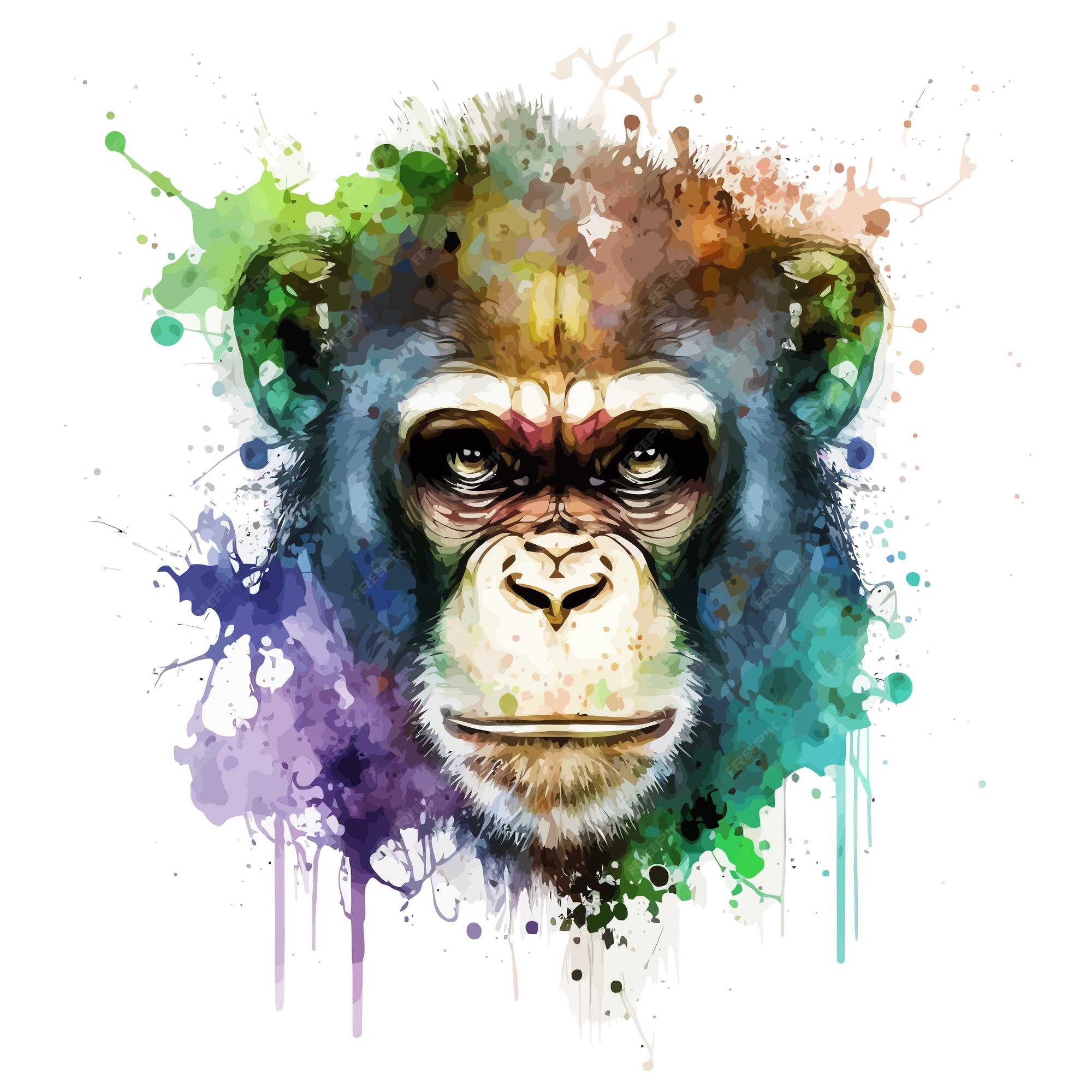 Desenho de Macaco Abu pintado e colorido por Usuário não