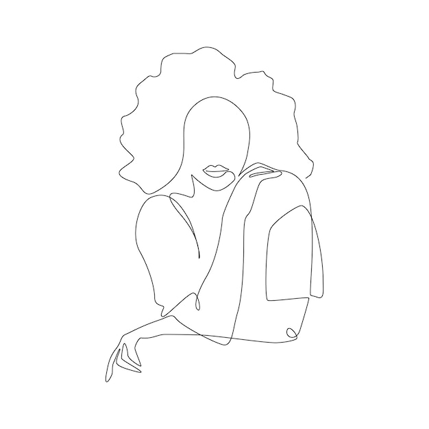 cabelo encaracolado desenho / LetsDrawIt