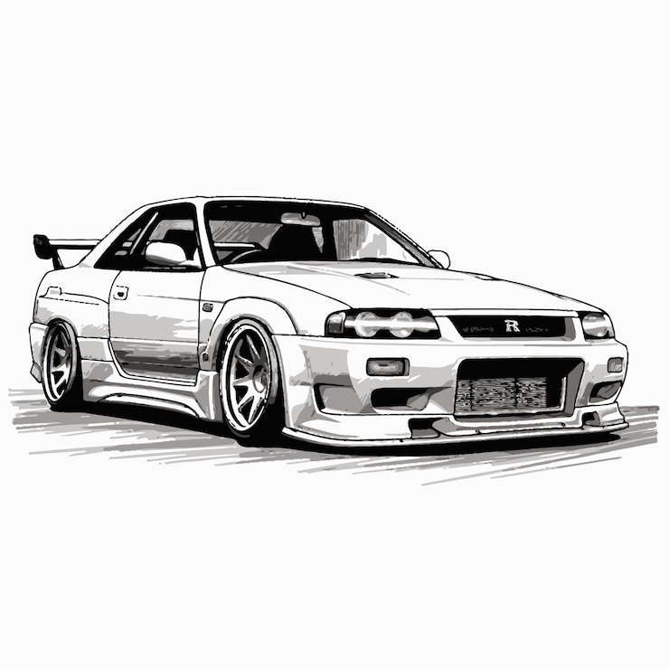 Vetor um desenho de um carro com a placa número 39