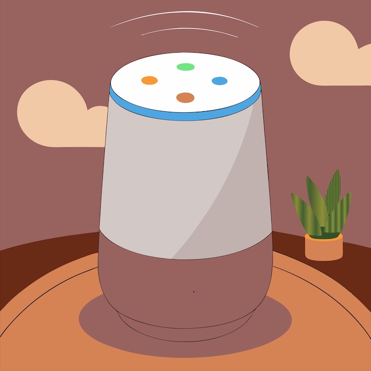 Vetor um desenho de um cilindro com um círculo azul e branco ao seu redor