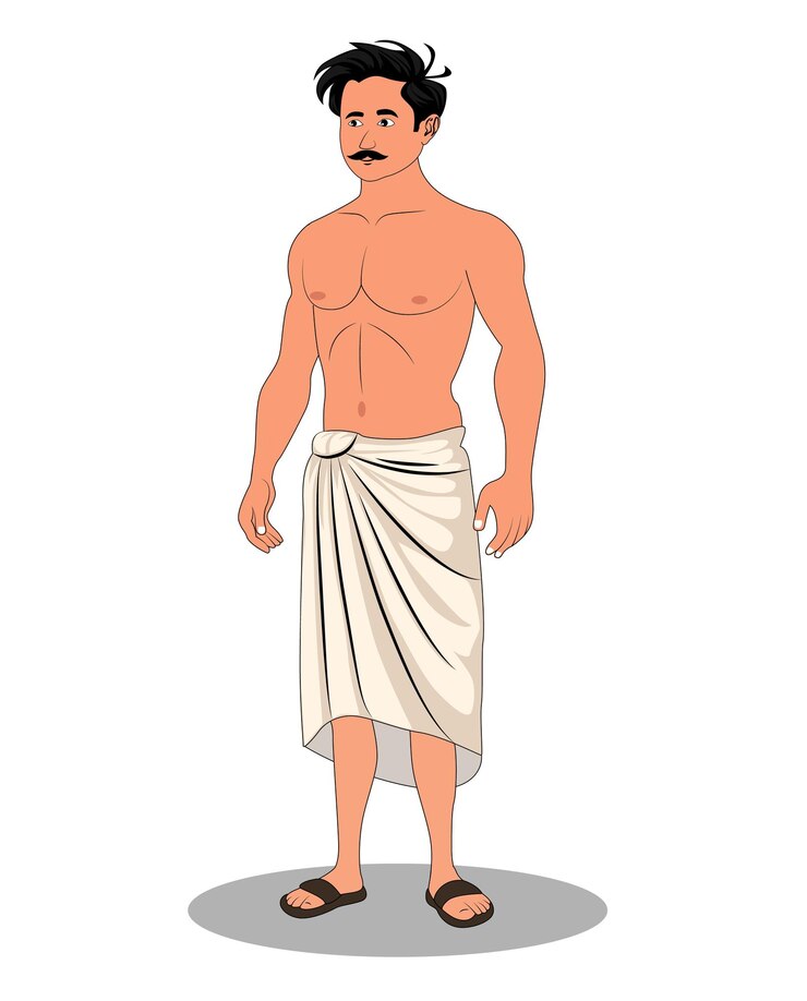 Vetor um desenho de um homem com um bigode e um bigode
