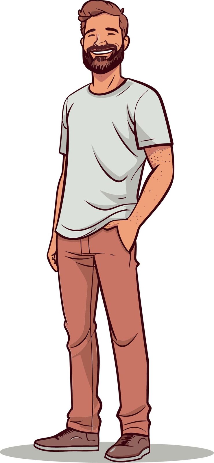 Vetor um desenho de um homem com uma camisa que diz im um chupão para uma camisa