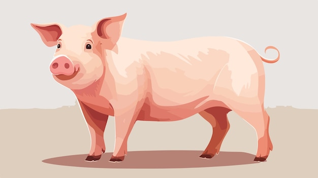 um desenho de um porco com as palavras porquinho nele