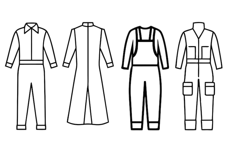 Vetor um desenho de um terno e uma jaqueta com uma camisa branca nele