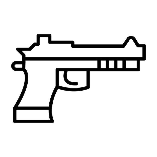 um desenho de uma arma que tem a palavra arma nele