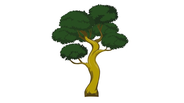 um desenho de uma árvore com as raízes de uma árvora