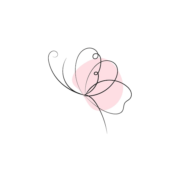 Um desenho de uma flor com uma flor rosa no meio