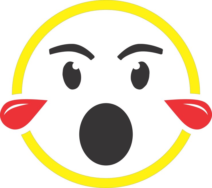 Vetor um desenho de uma galinha com um anel amarelo ao redor