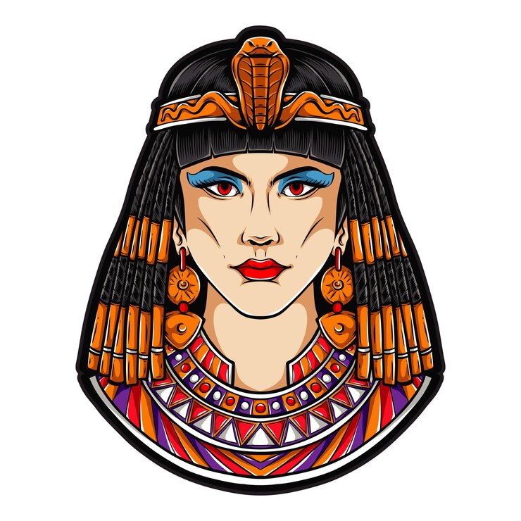 Vetor um desenho de uma mulher com a palavra deus escrita