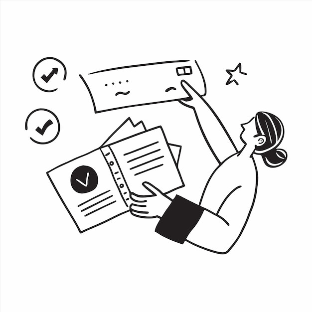 um desenho de uma pessoa segurando um pedaço de papel com a palavra "não entrar"