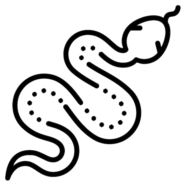 Desenho De Clipart Cobra A Preto E Branco PNG , Desenho De Cobra