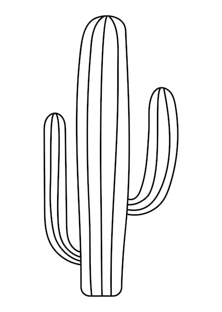 Cactaceae Saguaro Desenho, cacto preto, branco, mamífero, folha png