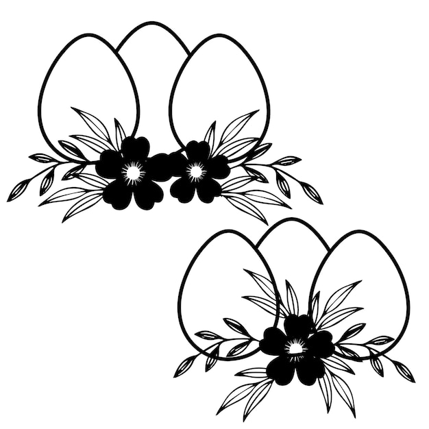 Um desenho preto e branco de um par de sapatos com flores neles.