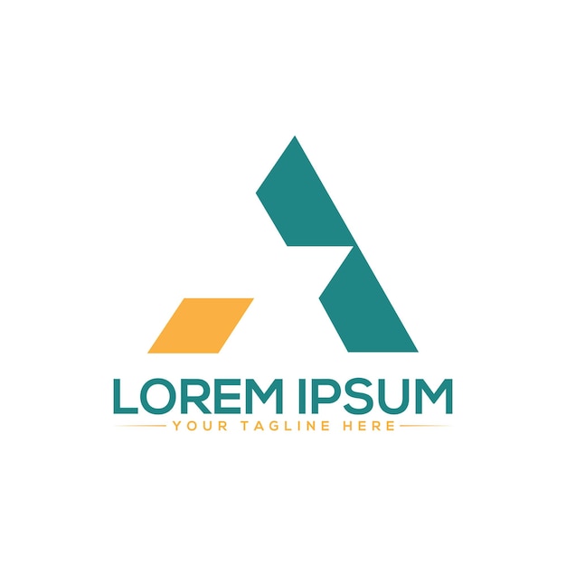 Um design de letra de logotipo único e profissional Um design de logotipo