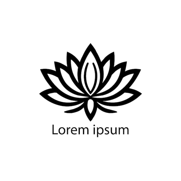 um design de logotipo de ioga