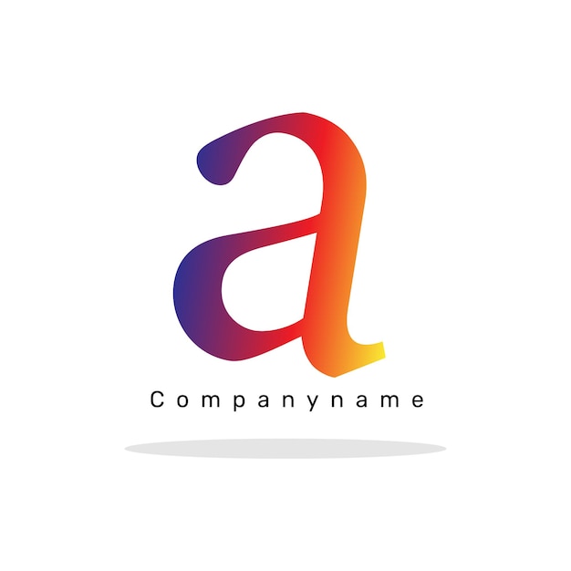 Um Design De Logotipo De Letra.
