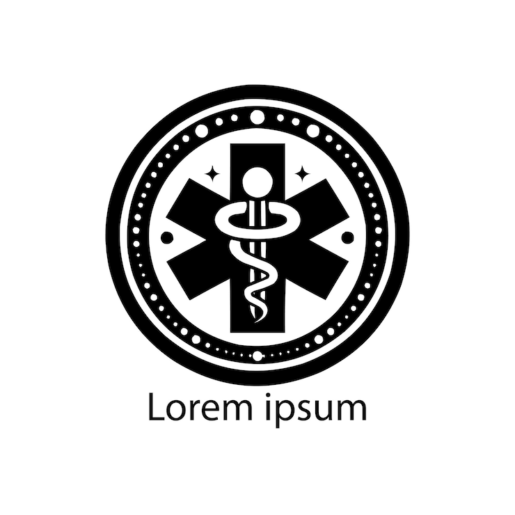 Vetor um design de logotipo médico para a sua marca