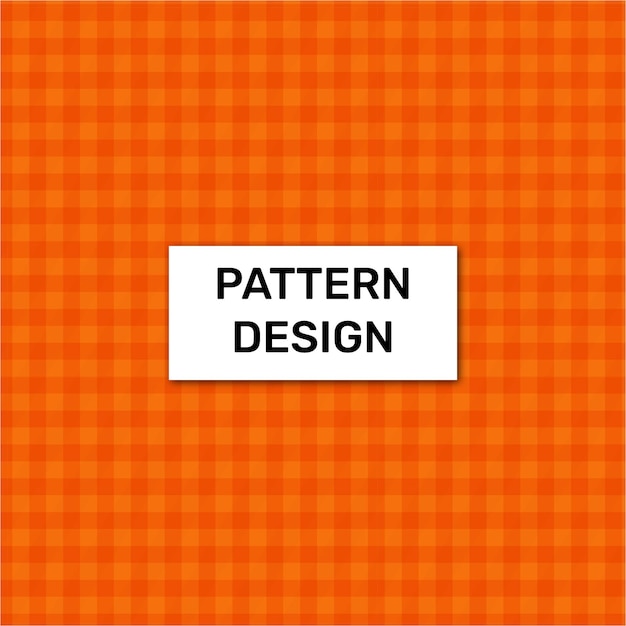 Vetor um design de padrão vermelho e laranja em um fundo laranja
