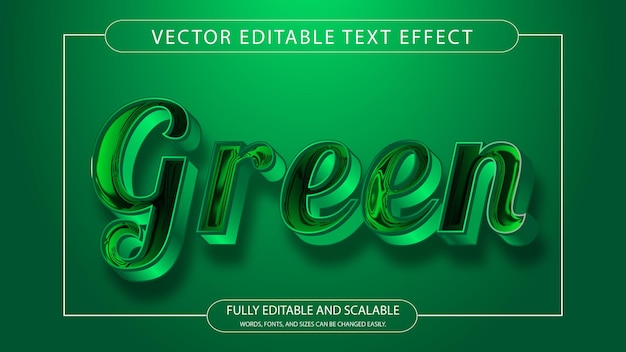Um efeito de texto verde com o título verde.