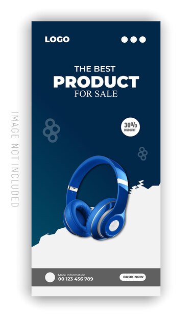 um fone de ouvido azul à venda