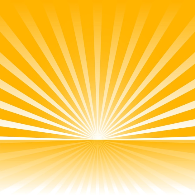 Um fundo amarelo e laranja com raios solares