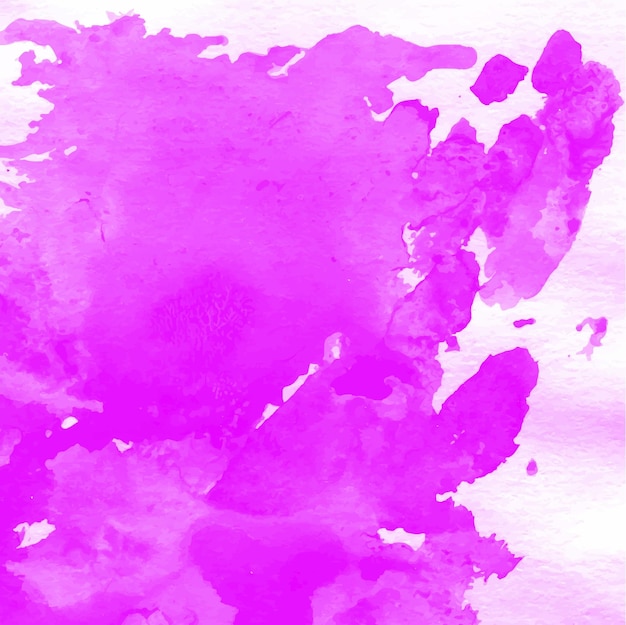 Vetor um fundo aquarela rosa e roxo com um fundo branco.