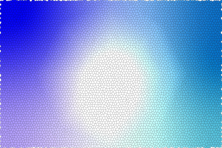 Vetor um fundo azul com as palavras azul na parte inferior