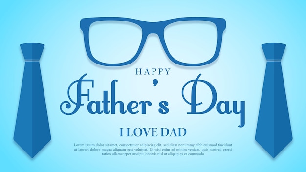 Um fundo azul com um fundo azul que diz feliz dia dos pais