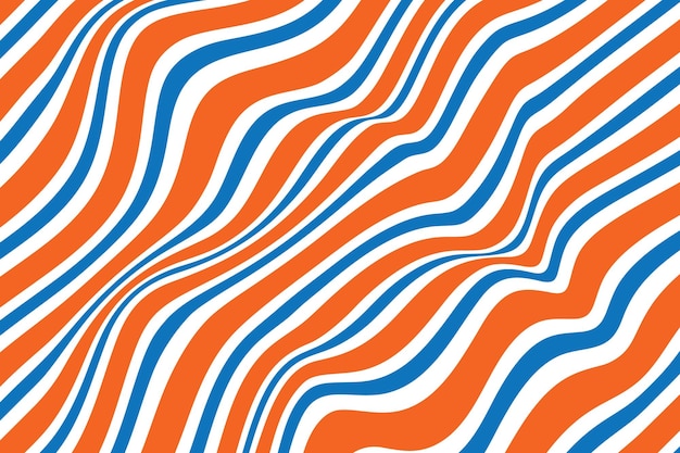 um fundo azul e laranja com um padrão azul e alaranjado