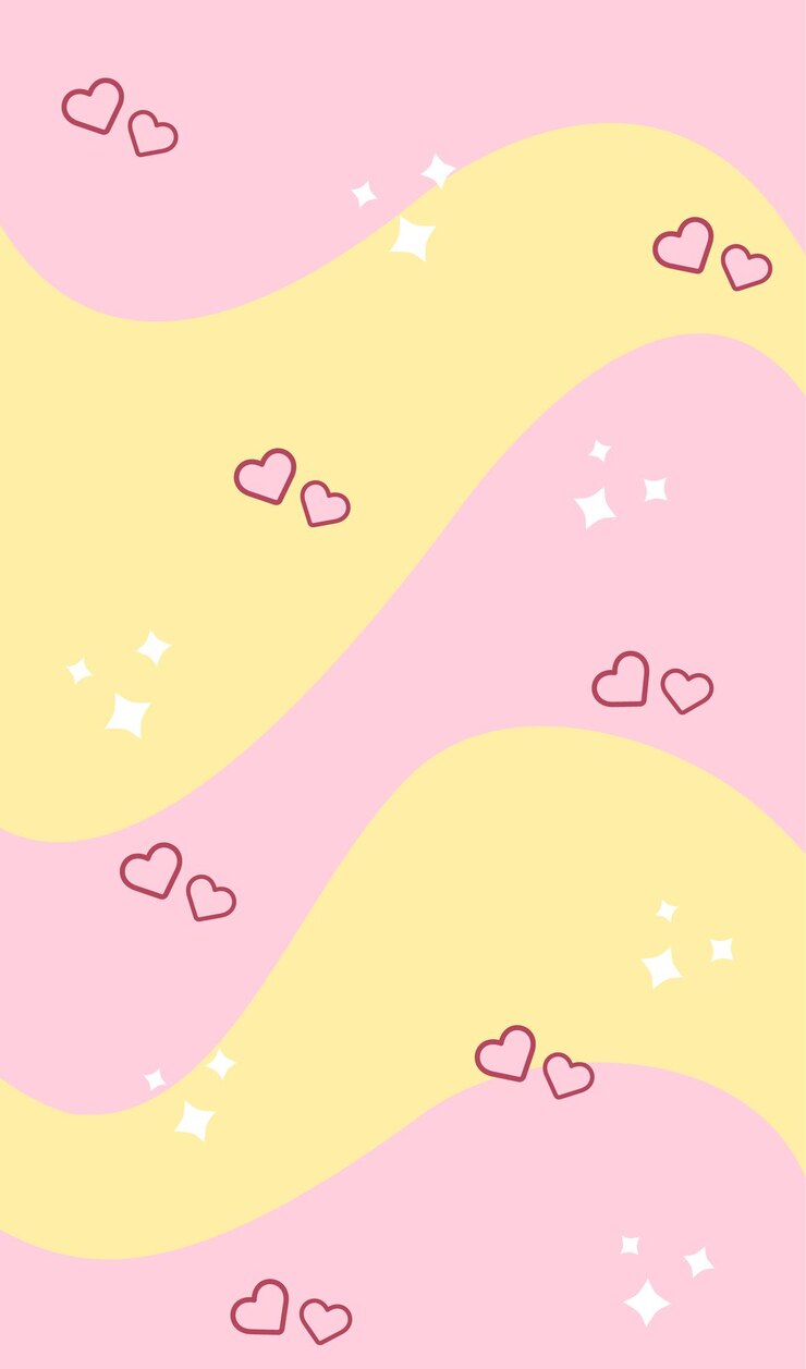 Vetor um fundo colorido com corações vector instagram stories