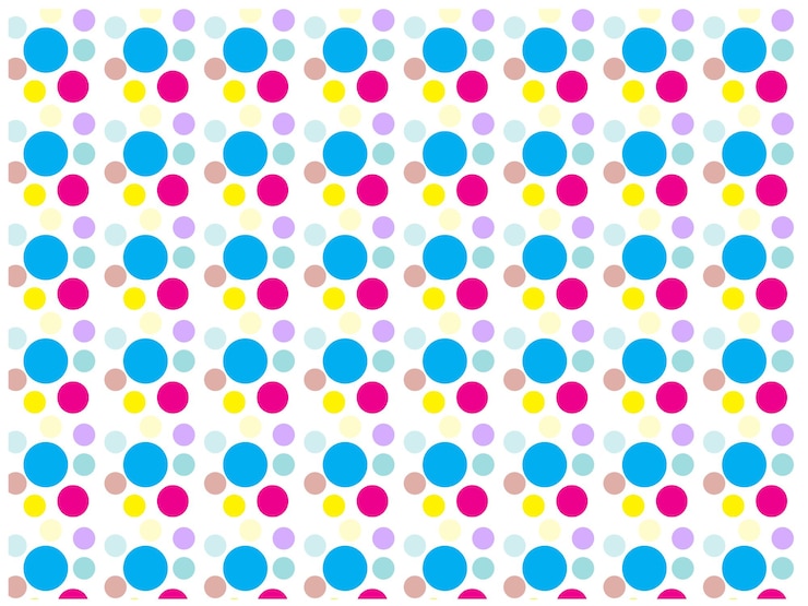 Vetor um fundo colorido com um fundo branco com pontos no meio