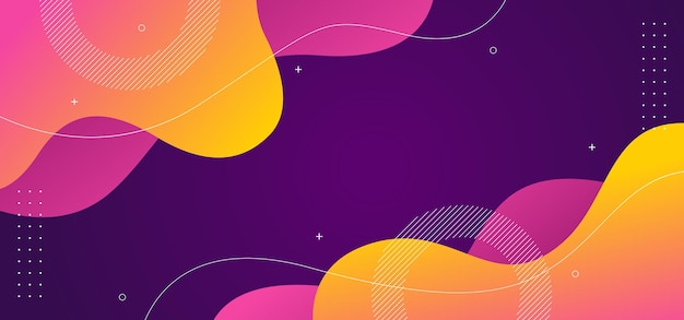 Um fundo colorido com um redemoinho roxo e amarelo