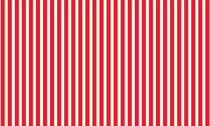 Vetor um fundo listrado vermelho e branco com um padrão de linhas