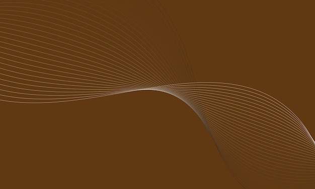 Um fundo marrom com uma linha ondulada que diz fluxo