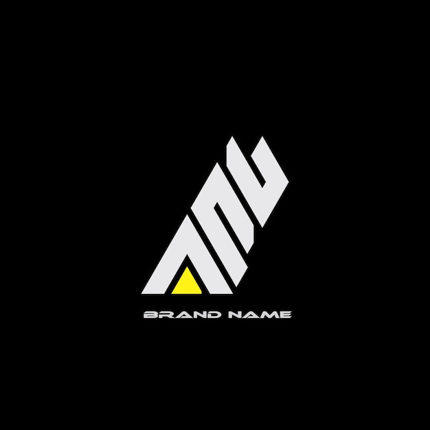 Um fundo preto com um logotipo para a marca anu
