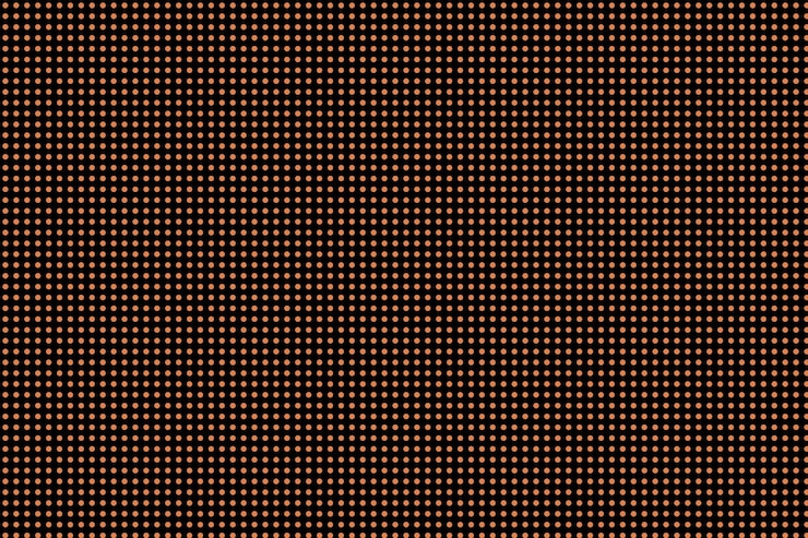 Vetor um fundo preto com um padrão de pontos e um fundo preto com pontos laranjas