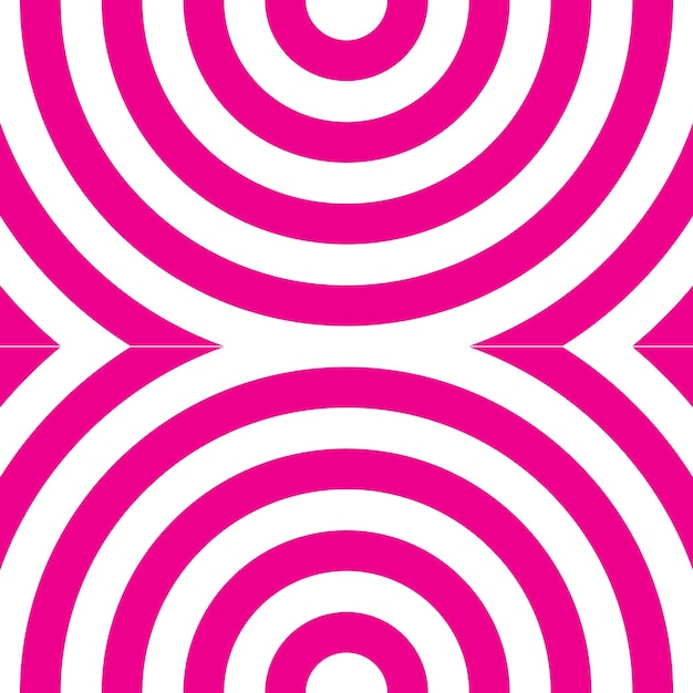 Vetor um fundo rosa e branco com uma espiral rosa e branca