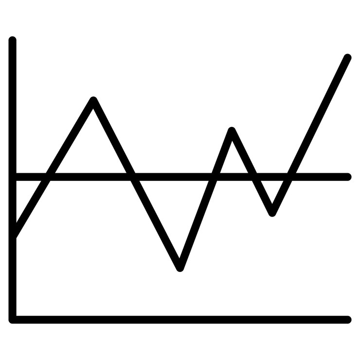 Vetor um gráfico que tem a palavra gráfico nele