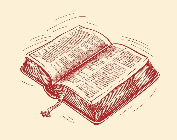 Um livro aberto mente.