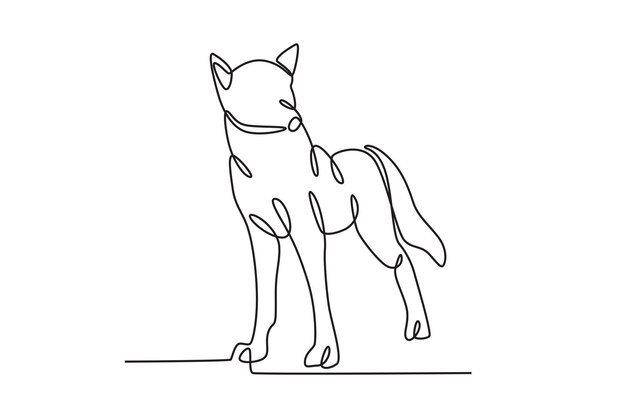 Um lobo está vendo seu amigo desenhar on-line