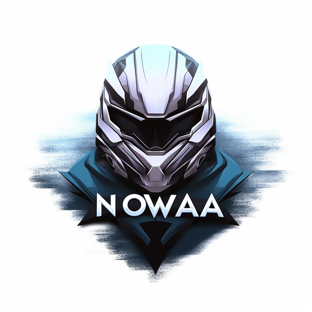 Vetor um logotipo com esse nome é nova race realista em fundo branco 4k