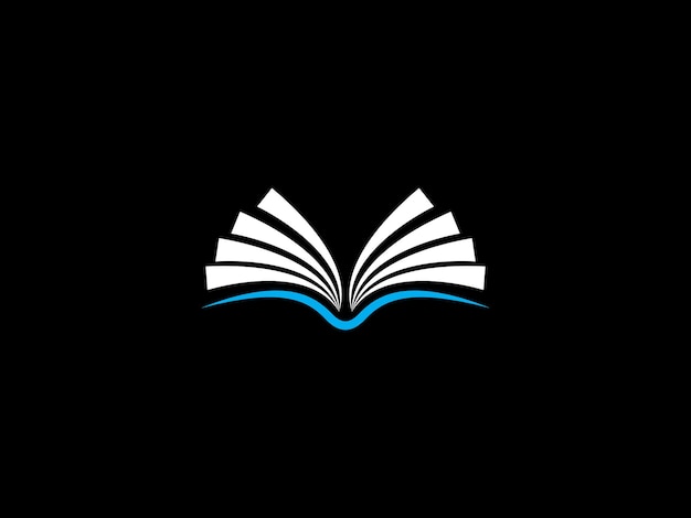 Um logotipo de livro com o título 'logotipo para uma editora'