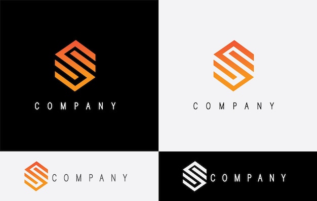Um logotipo Letra S arte vetorial eps