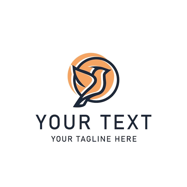um logotipo para o seu texto em fundo branco