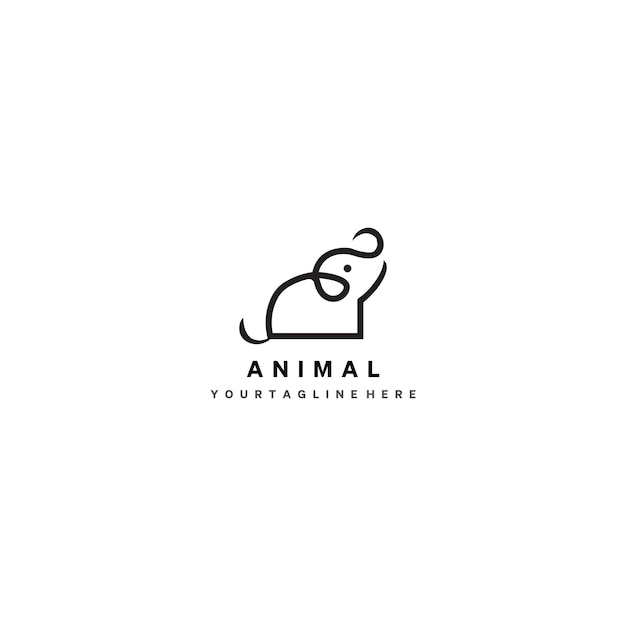 um logotipo para um animal aqui é uma empresa chamada animal aqui