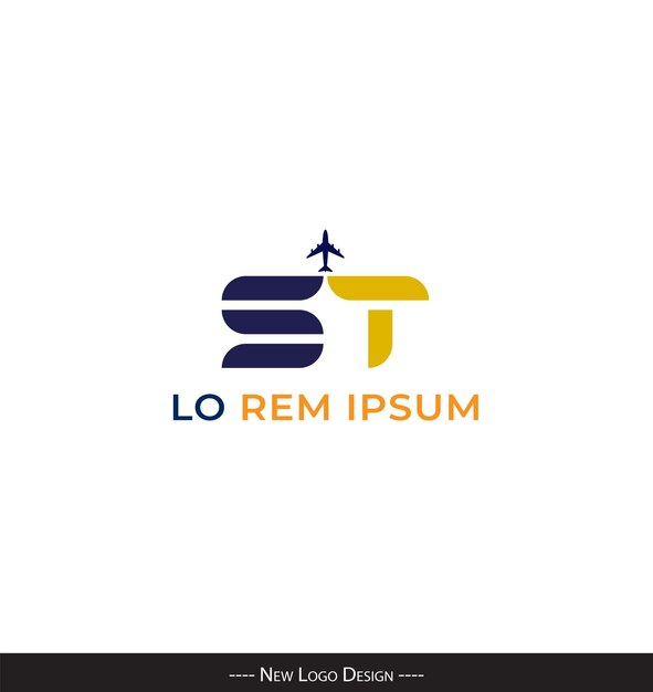 Um logotipo para um compuccio com um avião na parte superior