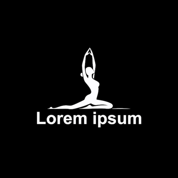 um logotipo para um estúdio de ioga