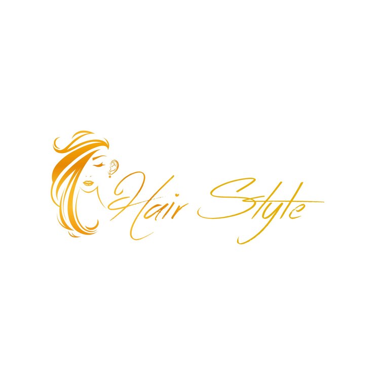 Vetor um logotipo para um penteado